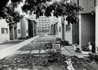 Image shows housing units. 