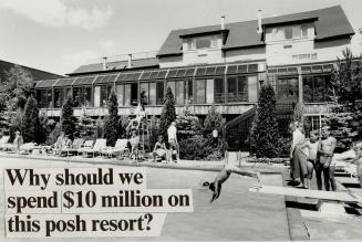 Inn and owner: Deerhurst Inn and Country Club, above is main lodge, may well cost more than $500 per couple for a weekend stay