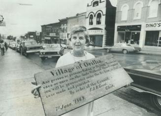 The past lives on in Orillia - and not just in the old sign that insurance agent Sue Mulcahy displays in the town's main street. The massive reserve t(...)