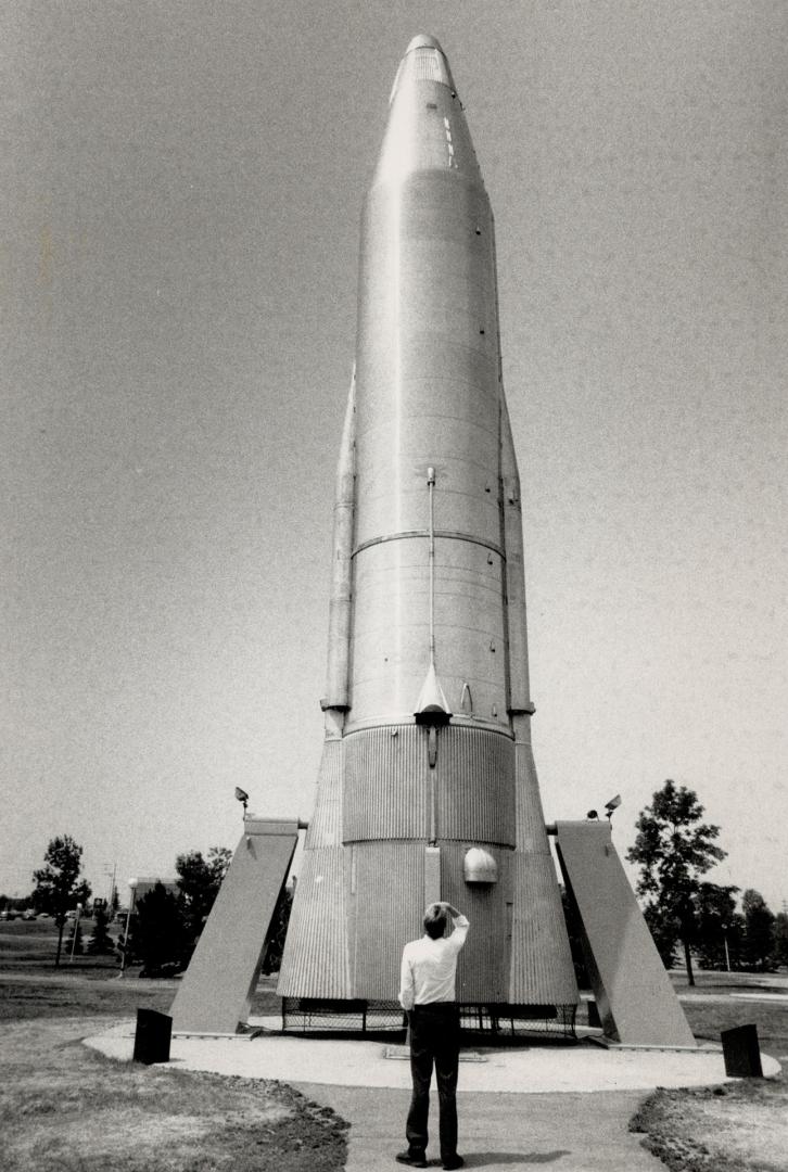 An antique: The Atlas rocket that blasted John Glenn into orbit in 1962 is now among the museum's nostalgic collection of space craft from the 1950s and '60s