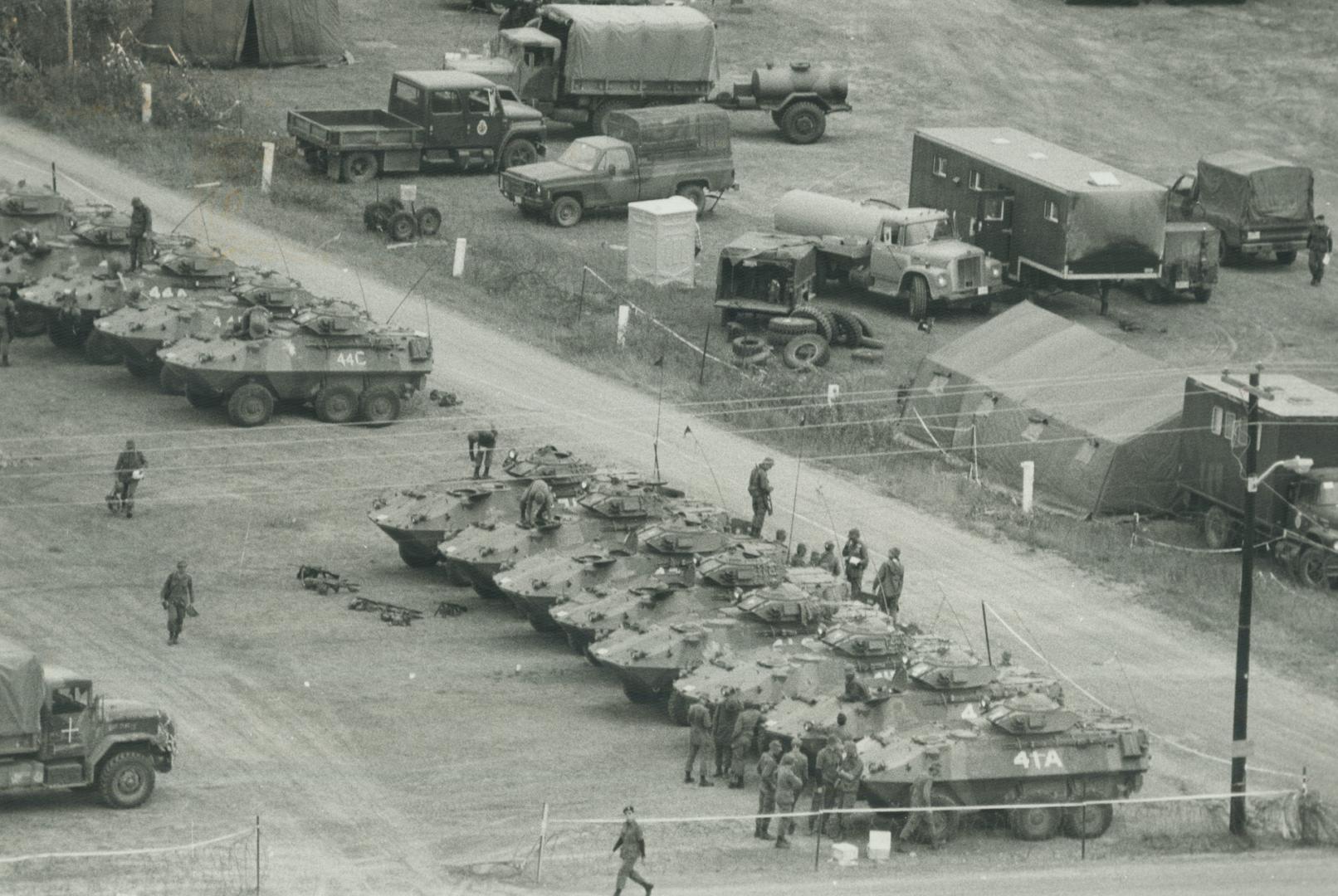 Air view of Petawawa camp