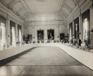 The great Ballroom of Rideau Hall, official residence of the governor-general