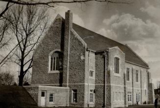 St. Andrew's Memorial Presbyterian church at beautiful structure on the east bank of the Credit river