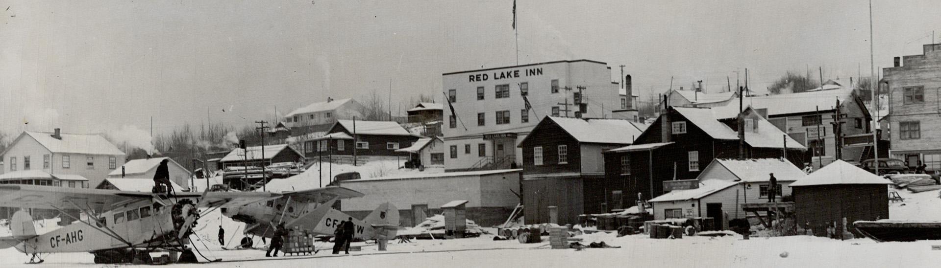 Until highway was opened red Lake in winter was accessible only by plane