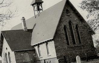 The old stone Anglican church at Rockton, Ont