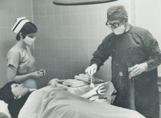 Plastic surgery is performed by Dr. K. S. Clarke at Scarborough General Hospital