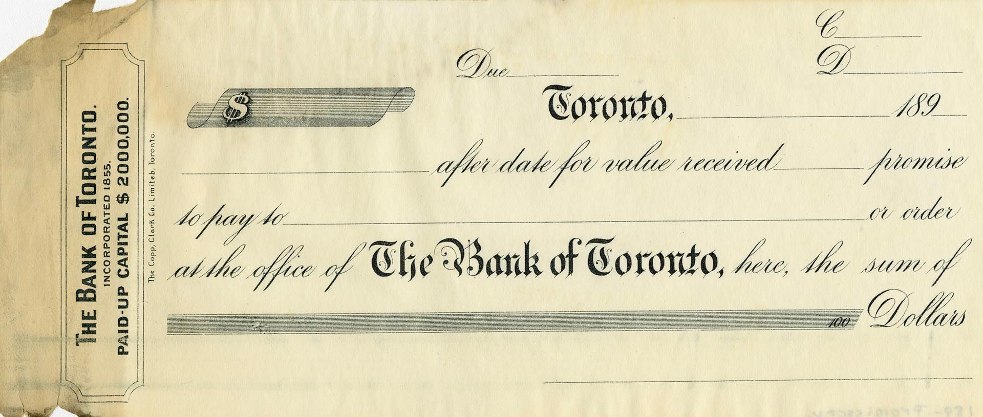 Bank of Toronto