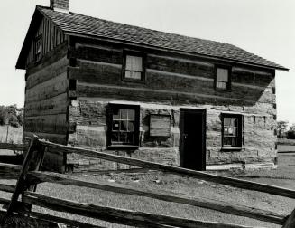 Grand old home: For the second time in 14 years this 150-year-old log home will be on the move