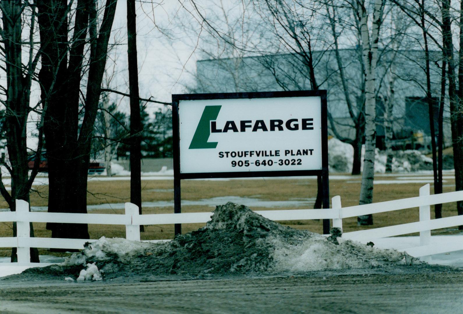 Lafarge sand and Grovel