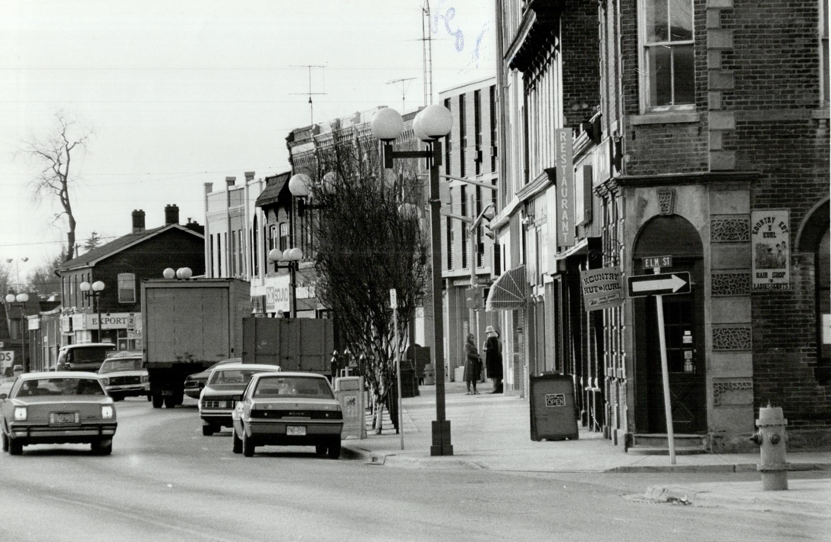 Downtown Whitby Brock St Looking S