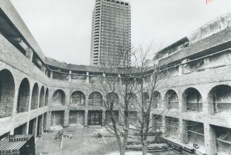 Hazelton Lanes, being built north of Yorkville between Hazelton Ave