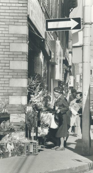 Residents can pick fruit at outside greengrocers