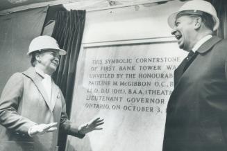 Toronto -- Pauline McGibbon, Lieutenant-Governor of Ontario and G