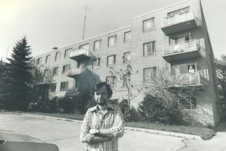 Taking action: John Ayre and other tenants in three low-rise buildings west of High Park are buying the apartments and converting them into co-operatives to get the places fixed up