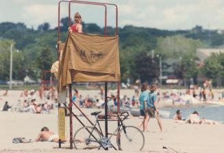 You can laze in the sand or, water pollution permitting, take a dip in the lake