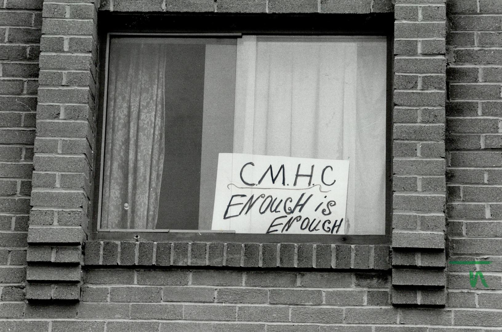 CMHC enough is enough