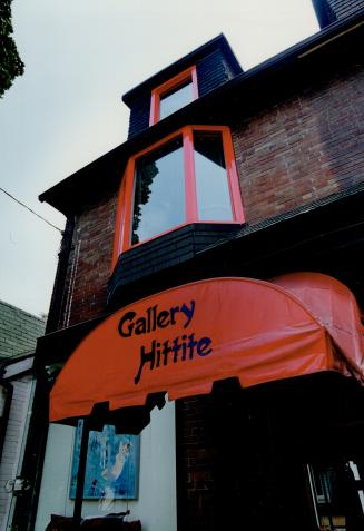 A Scollard St. art gallery, like many in Yorkville, is in a converted house