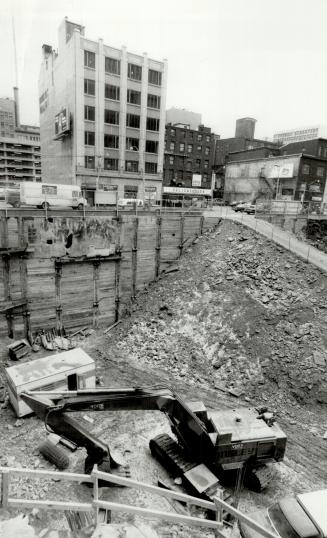 Hole for Scotiabank Plaza