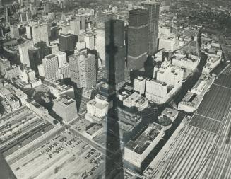 The most highly visible landmark in downtown Toronto, the CN Tower casts a giant shadow over city streets and buildings