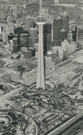 Canada - Ontario - Toronto - Buildings - CN Tower - Aerial Shots