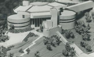 Model shows completed centre of science, technology