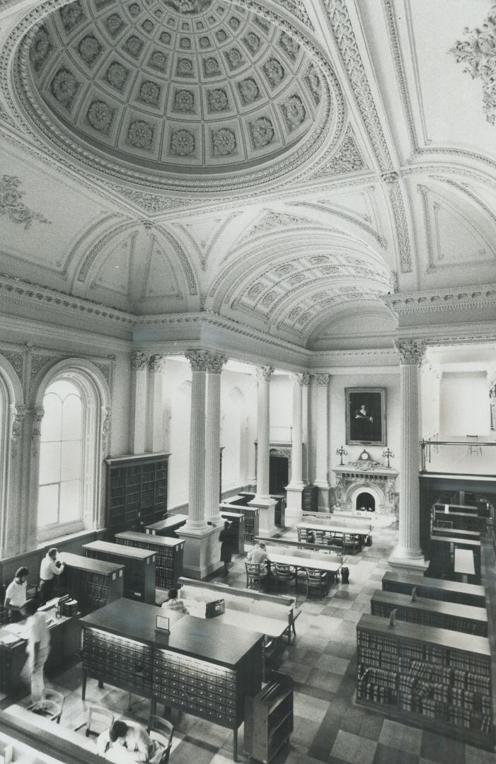 The great library of osgoode hall on queen st