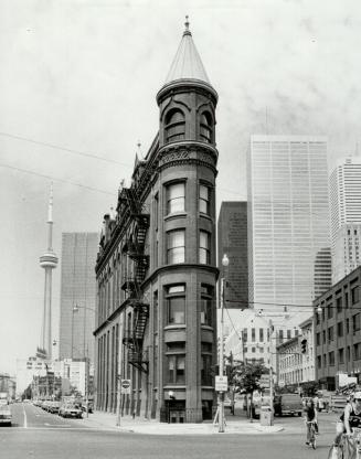Flatiron Building: Built in 1892 by one of Toronto's wealthiest men as liquor empire headquarters