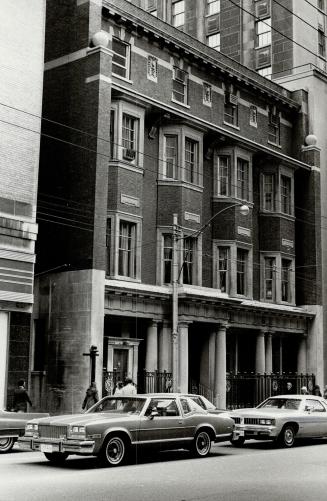 National Club on Bay St. was home of Herbert Haultain for last 20 years of his life. He devised graduating ritual for our engineers