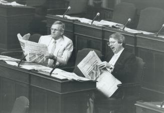 Canada - Ontario - Toronto - Buildings - Parliament - Interior - Members of Legislature - 1970 - 80