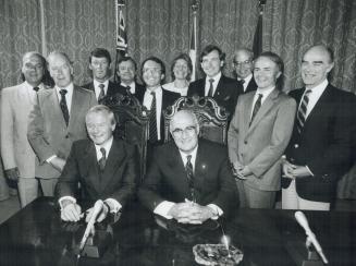 Canada - Ontario - Toronto - Buildings - Parliament - Interior - Members of Legislature - 1981 and on