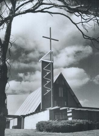 St. Bonaventure's Roman Catholic Church 1300 Leslie St., Don Mills. Erected in 1959