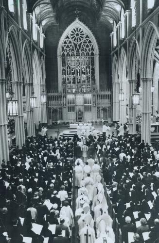 The charge that formal religion is to blame for society's woes is not new, writes George Heron in his letter, but should be answered. Above: St. Michael's Roman Catholic Cathedral in Toronto