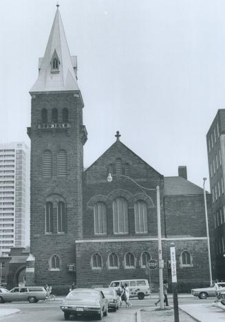 St. Andrew's United Church, Bloor Street East, south side, west of Church Street, Toronto, Ontario.