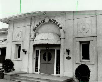 The present: The Palais Royale ballroom's main doors are closed today, but a Toronto redevelopment plan could restore the building and surrounding area to their former grandeur