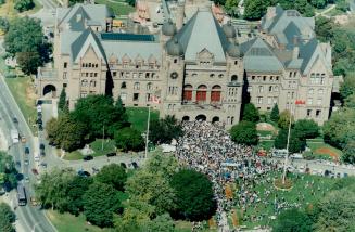 Canada - Ontario - Toronto - Buildings - Parliament - Exterior 1980 and on