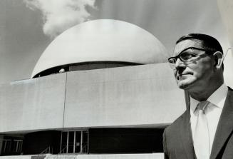 There'll be no mooning about the heavens in his new planetarium, says director Dr. Henry King