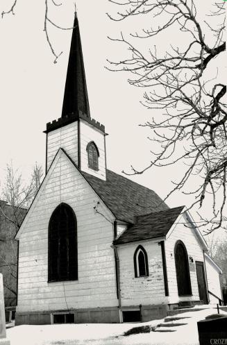 O Pioneer: St. Jude's Anglican Chapel, built 130 years ago by early settlers in Scarborough is still in first-class condition. Too small for the paris(...)