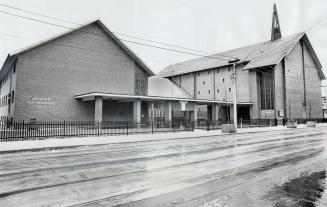 WoodGreen United Church complex on Queen St