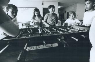 In summer about 150 kids a day use the recreational facilities of the Dovercourt Boys' and Girls' club