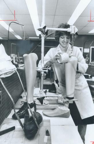 University grad Debbie Sadler went to George Brown College in Toronto to learn how to make artificial limbs