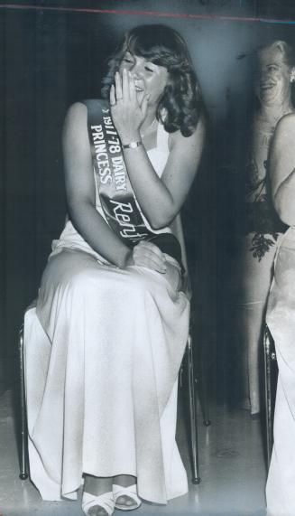 Winner, Nancy Wilson, 19, of Pembroke, was named Ontario Dairy Princess at the CNE
