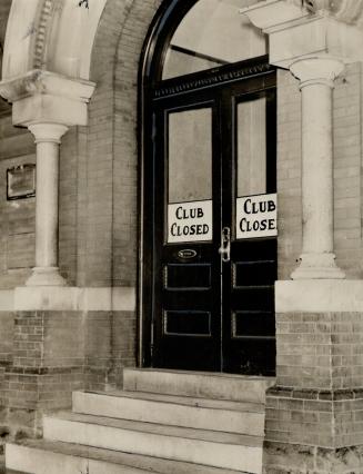 German Club closed, The Toronto German Club Harmonie on Church St