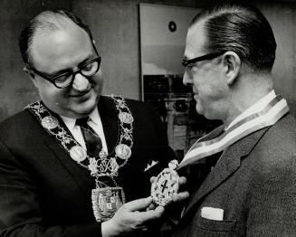 Mayor Phillips and John Irwin (pres