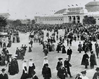 3. The Canadian National Exhibition, 1887, showing the then new Manufacturers' Building