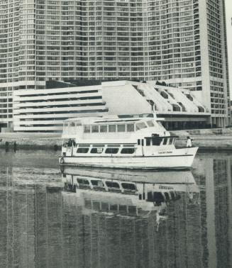 Their own ferry: The Torontonian, a 100-passenger ferry, has been pressed into service by residents of the Toronto Islands, because the regular ferry, Ongiara, is being repaired