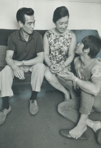 Victor Chung sometimes has trouble talking with his parents