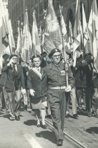 Polish Veterans parade from St