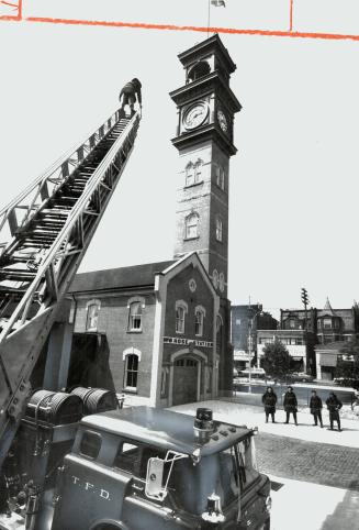 Firehall No.8 on College St. just east of Bathurst was the first fire station in Toronto to use gasoline rather than horse-drawn engines