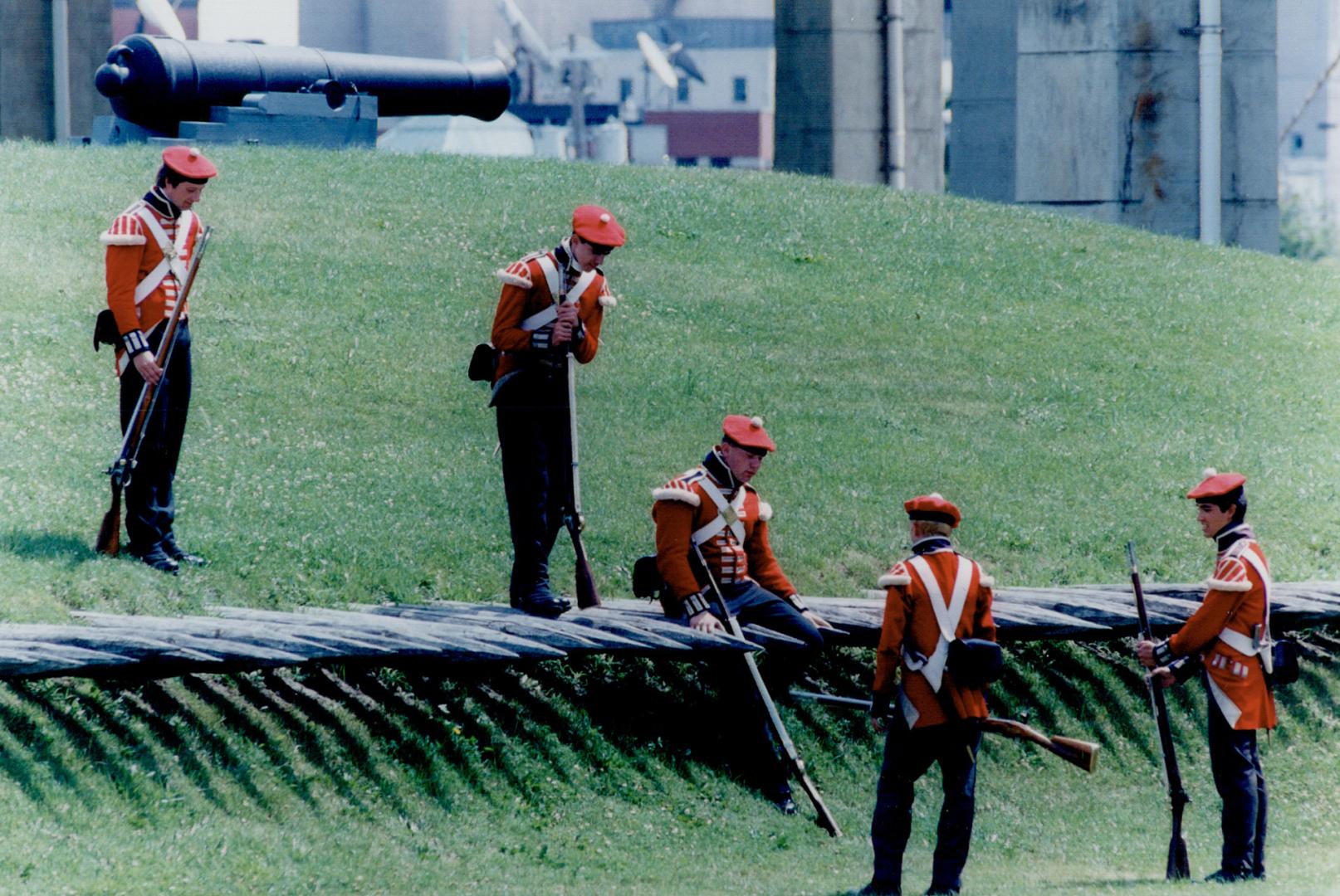 Fort George Militia careful retreat