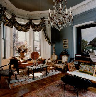 Morning room: Budd Sugarman interiors are responsible for the showcase version of George Brown's morning room